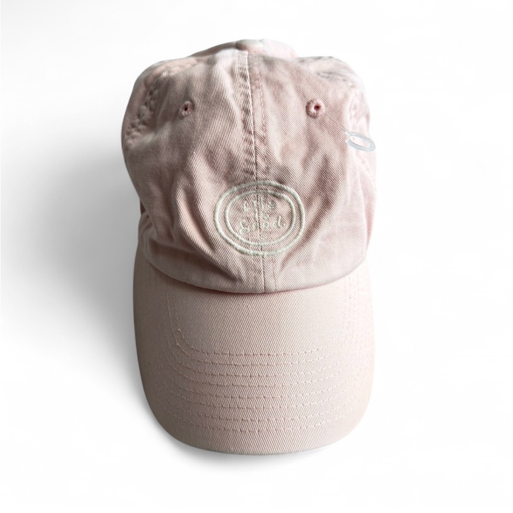 Life is Good Women's Slideback Hat Pink Adjustable Embroidered Logo Beach